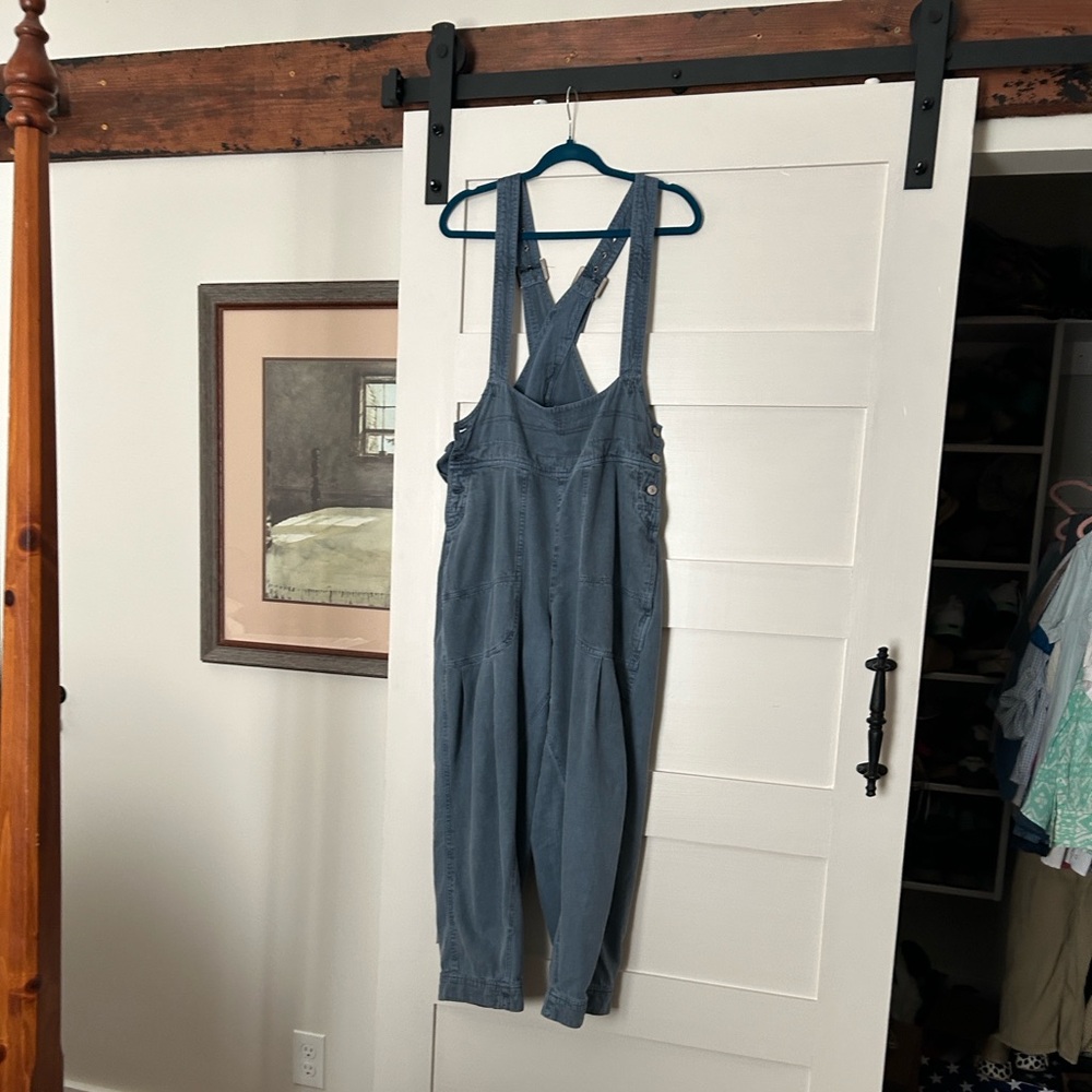 Free People Blue Denim Women's Overalls